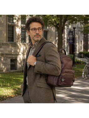 amazing backpack features patagonia Guidewater Golden Caramel/Noble Grey Portable travel bag Handmade Genuine Cowhide Leather Color:copper performing piece will keep